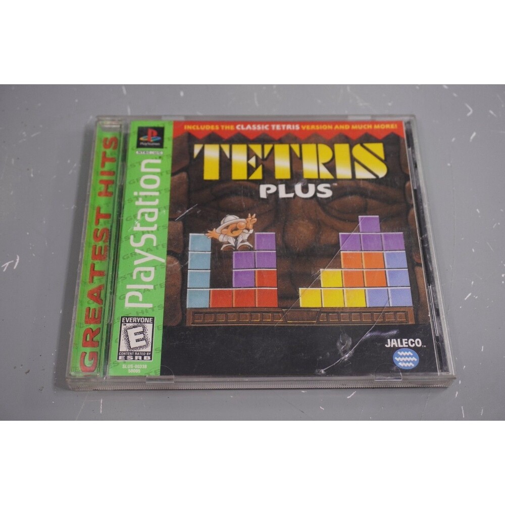 Tetris Plus Greatest Hits Sony PS1, 1996 - Complete with Manual CIB Tested